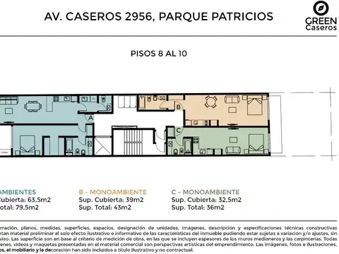 Oficina en 2 plantas en edificio a estrenar en  Parque Patricios. Compra en pozo! entrega junio 2027