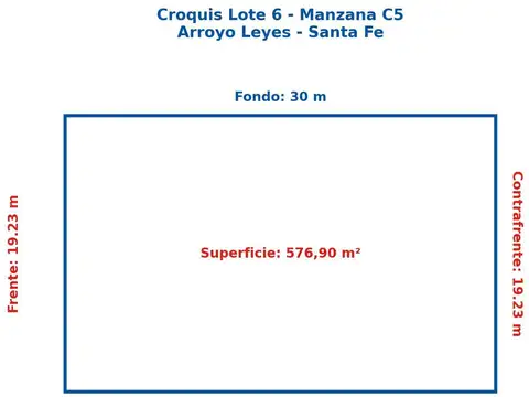 VENTA. Lote en Arroyo Leyes km 16.