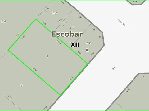 Lote con casa en venta, Travi 623 entre Asborno y Mitre, Escobar centro