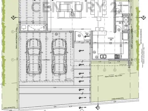 Casa 5 ambientes con 2 baños