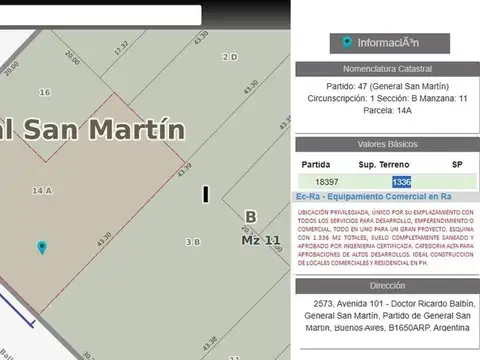 Av. 101 Dr. Ricardo Balbín 2575, B1650 Villa Lynch, Provincia de Buenos Aires 2500
