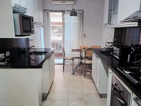 Departamento 2 ambientes con 2 baños