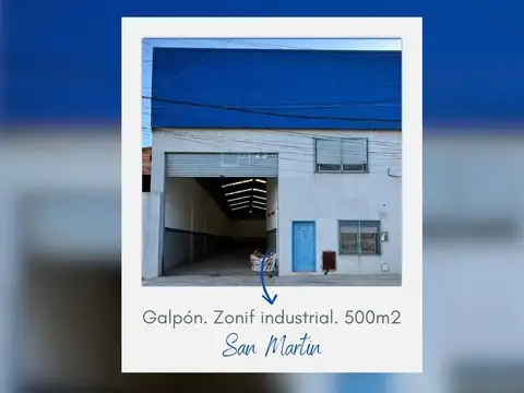 Galpón en venta San Martín Zonificación Industrial