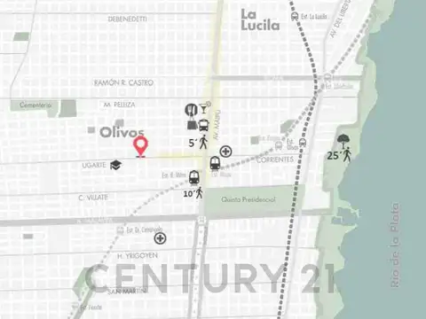 Departamento en Venta en Olivos, USD 193.800