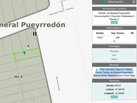 Terreno en Venta en Camet, USD 22.500