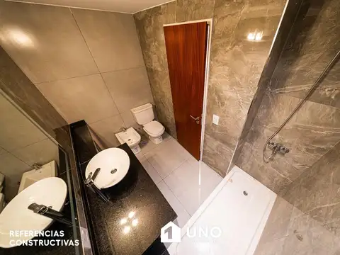 Departamento 2 ambientes con 1 baño