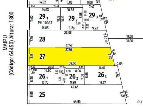 Terreno en Venta en Abasto, USD 330.000
