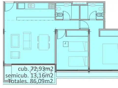Venta Departamento de 3 Ambientes Tao Eucaliptus
