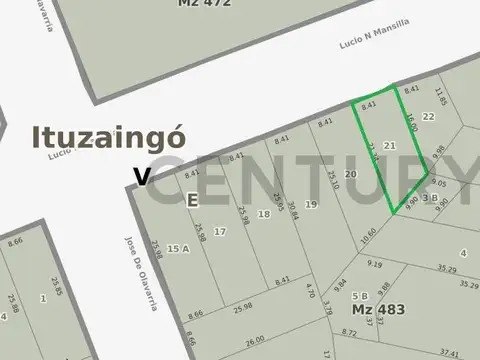 VENTA LOTE ITUZAINGO CENTRO