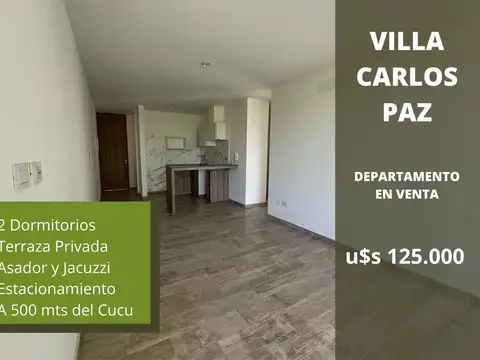 VENTA Depto a Estrenar 2 Dormitorio CARLOS PAZ