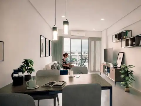 Departamento 3 ambientes con 2 baños