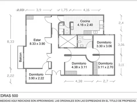Departamento en Venta en Monserrat, USD 217.000