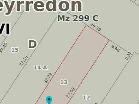 Galpon en Venta 8  mts Frente