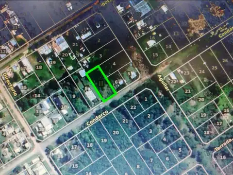 Terreno en Venta 41  mts Fondo