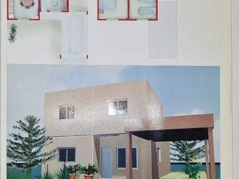 Casa 4 ambientes con 1 baño