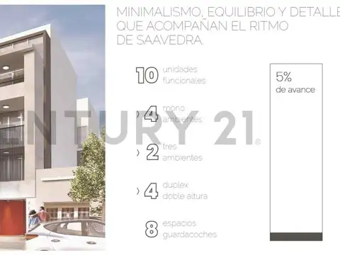 VENTA DEPTO. DOS AMBIENTES SAAVEDRA