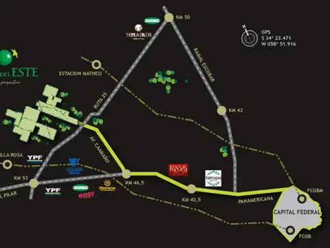 Terreno en Venta en Pilar del Este - Santa Lucia, USD 50.000