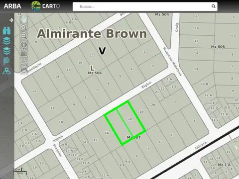 LOTE EN VENTA ESCRITURADO DE 3.250m2 50x65  GLEW