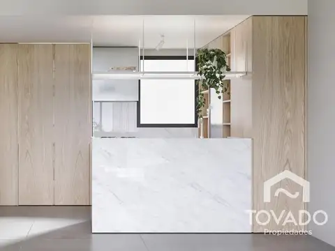 Departamento Monoambiente con 1 baño