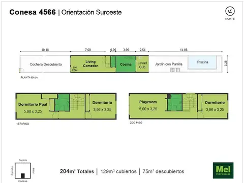 Conesa 4500, Piso PB