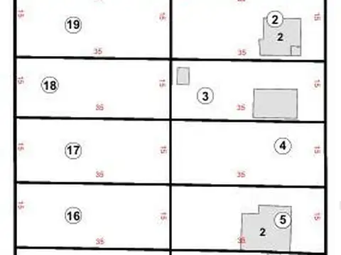 Terreno en Venta de 525,0 m2