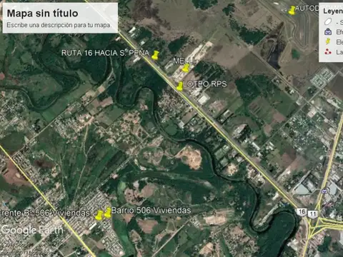 Terreno en Venta 16,46  mts Frente