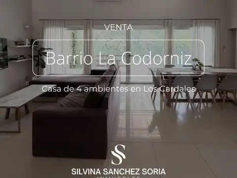 CASA 4 AMBIENTES EN VENTA, BARRIO LA CODORNIZ, LOS CARDALES