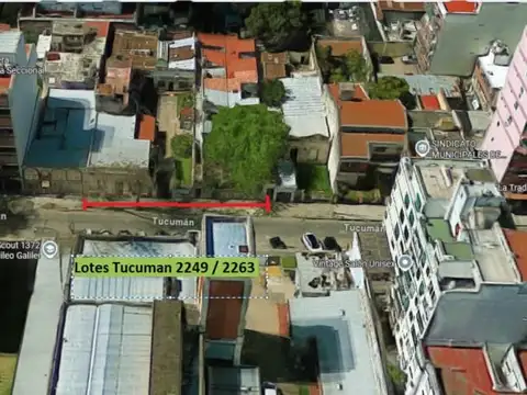 Terreno en Venta 43  mts Fondo