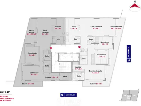 Departamento en Venta de 3 ambientes