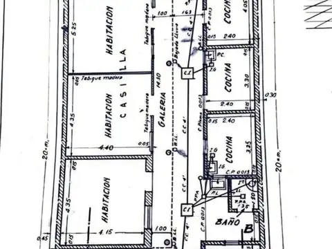 Terreno en Venta 20  mts Frente