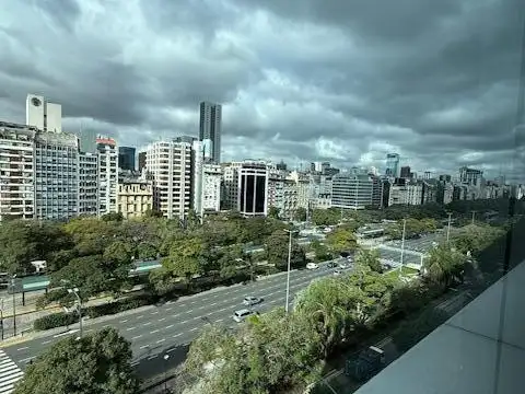 Oficina en  Recoleta con vista increible a la 9 de Julio