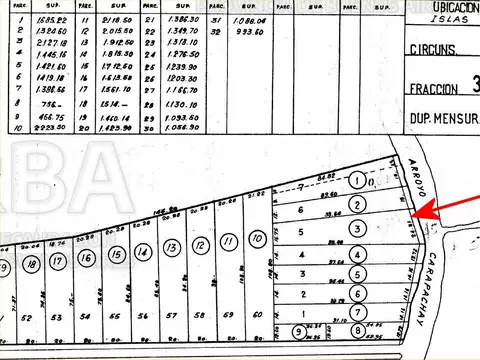 Terreno en Venta de 2127,0 m2