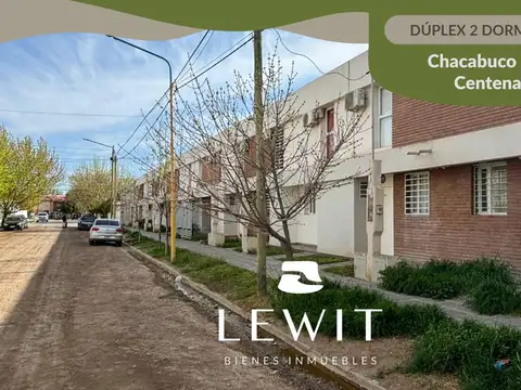 VENTA DUPLEX | 2 DORM | COCHERA | PARRILLA |  CENTENARIO