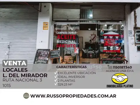 Locales en Venta 268m² Cubiertos - Lomas del Mirador