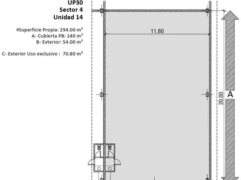 Galpón en  Polo 226, con renta