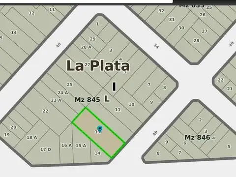 Calle 49 E/ 14 Y DIAGONAL 73