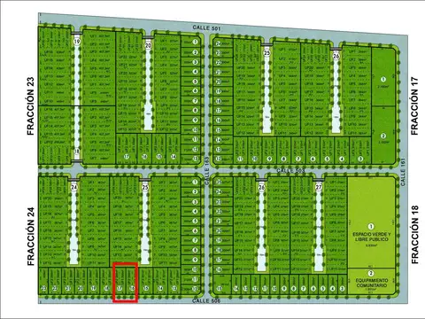501y161 (SENDEROS) ABIERTO (F.24-L.17) UF.1