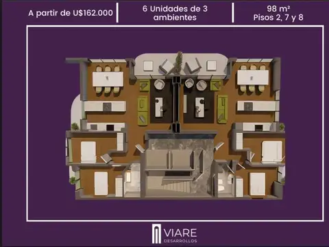 Departamento en Venta en Berazategui, USD 192.600