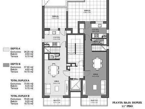 Departamento en Venta de 2 dormitorios