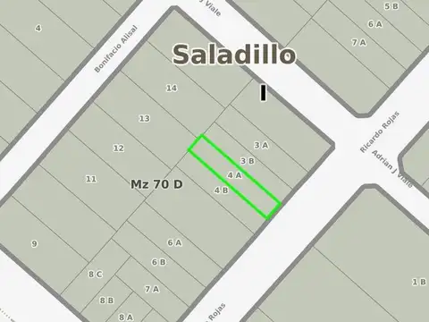 Terreno en Venta en Saladillo, USD 18.000