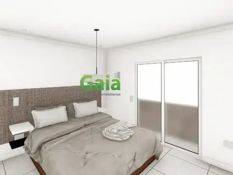 Departamento 2 ambientes con 1 baño