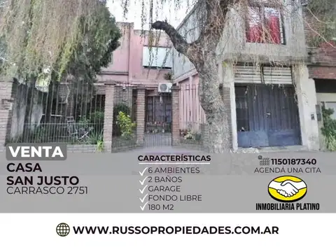 Venta Casa 6 Ambientes San justo