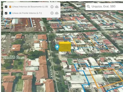 Terreno en Venta 7  mts Frente