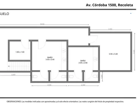 Av. Córdoba 1525 , Piso 0