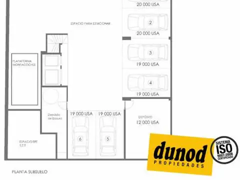 SANTIAGO 1200 - VENTA DE COCHERA EN ROSARIO CENTRO