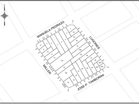 Terreno en Venta 8,73  mts Frente