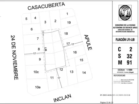 Terreno en Venta en Parque Patricios, USD 115.000