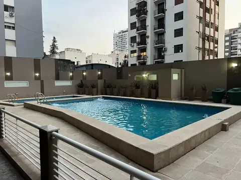 Depto 2 Amb Con Cochera Edificio Con Piscina,sum Y Seguridad