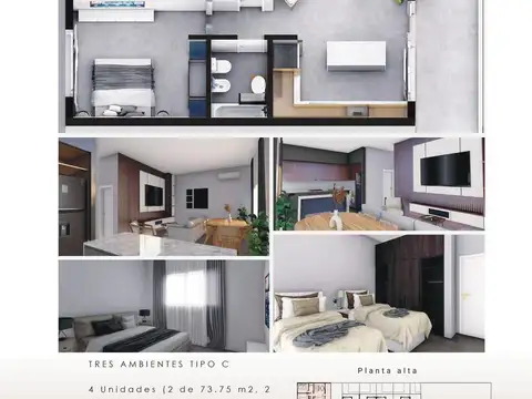 Departamento en Venta de 2 dormitorios