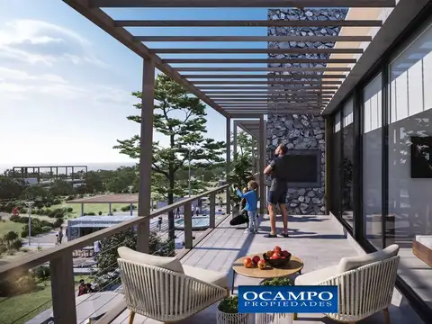 Departamento 3 ambientes con 2 baños